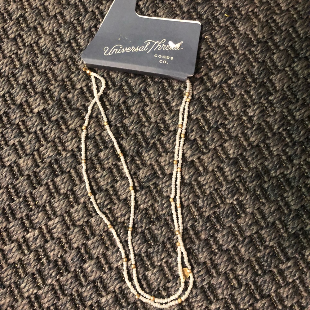 2 row beaded necklace